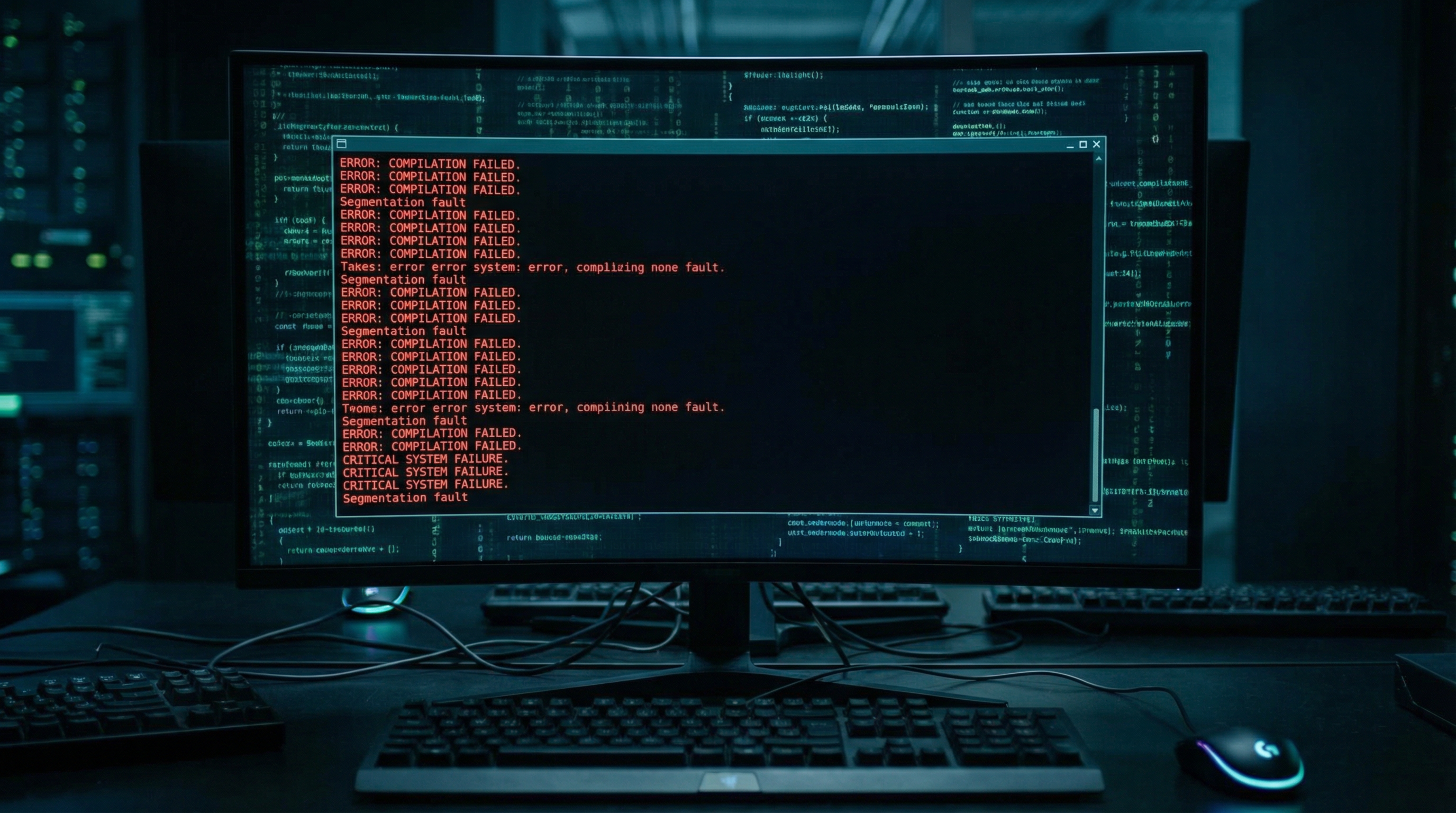 The "Wall of Errors" - The familiar starting point for any complex debugging session
